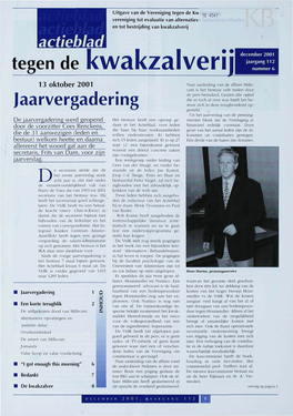 Actieblad 112.7, December 2001