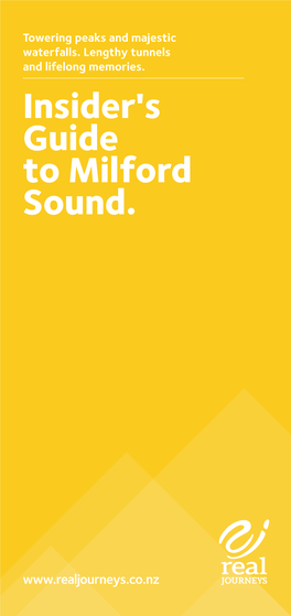 Insider's Guide to Milford Sound