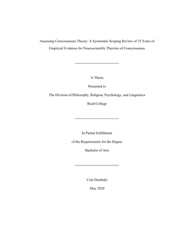 Assessing Consciousness Theory: a Systematic Scoping Review of 25 Years of Empirical Evidence for Neuroscientific Theories of Consciousness