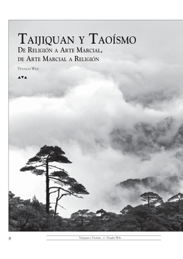 Taijiquan Y Taoísmo De Religión a Arte Marcial, De Arte Marcial a Religión