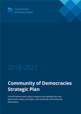 Strategic Plan 2018-2023