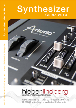 Synthesizer 1 Guide 2013 Guide Nr
