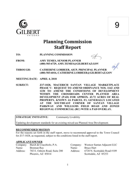 Planning Commission Staff Report