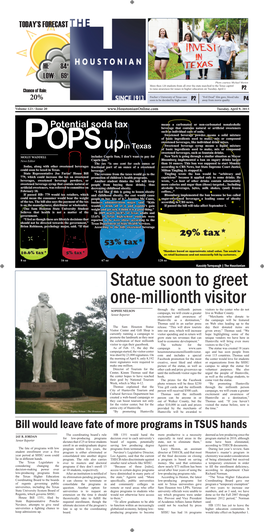 Statue Soon to Greet One-Millionth Visitor