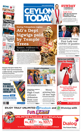AG's Dept Bigwigs Paid by Temple Trees