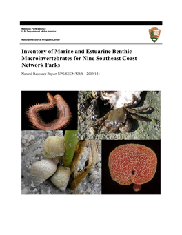 Inventory of Marine and Estuarine Benthic Macroinvertebrates for Nine Southeast Coast Network Parks