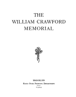 William Crawford Memorial