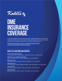 DME Insurance Coverage