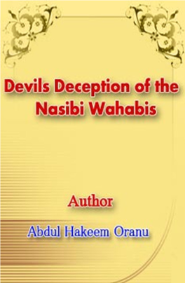 Devils-Deception-Of-Nasibi-Wahabis
