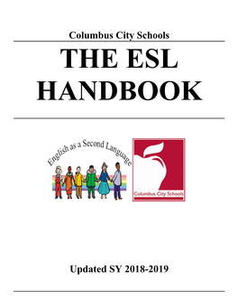 2018. 2019 ESL Handbook.Pdf