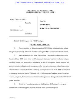 Case 1:20-Cv-03281-AJN Document 1 Filed 04/27/20 Page 1 of 81