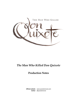 The Man Who Killed Don Quixote