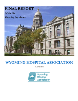 2011 Legislative Final Report