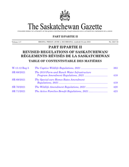 Gazette Part II, June 4, 2021