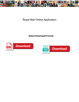 Royal Mail Online Application