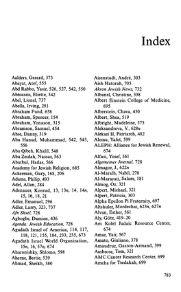 Aalders, Gerard, 373 Abayat, Atef, 555 Abd Rabbo, Yasir, 526, 527, 542