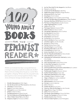 100 Young Adult Books for the Feminist Reader