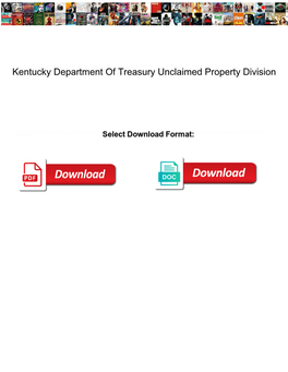 Kentucky Department of Treasury Unclaimed Property Division