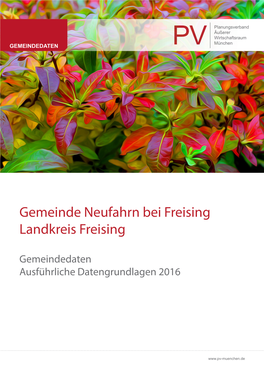 Gemeinde Neufahrn Bei Freising Landkreis Freising