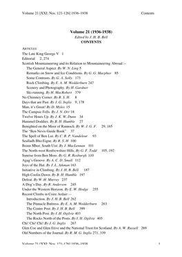 SMCJ Vols 21-30 Running Index