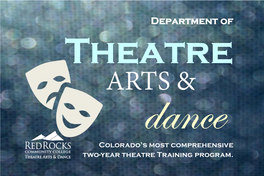 Theatre Arts & Dance Department