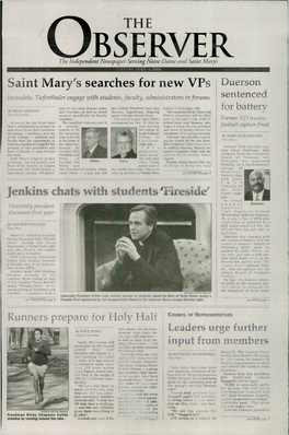 ^ V the Saint Mary's Searches for New