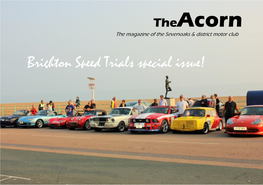 Theacorn the Magazine of the Sevenoaks & District Motor Club