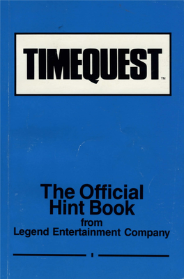 The TIMEQUEST Walkthrough