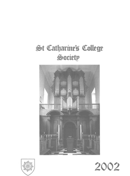 The St Catharine's College Society 2001-2002