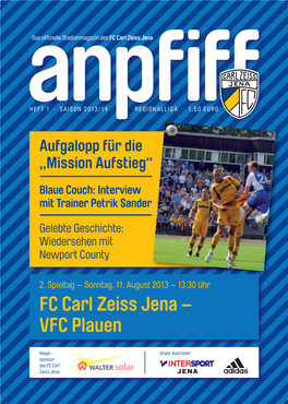 FC Carl Zeiss Jena – VFC Plauen