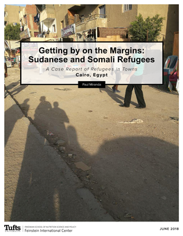 Sudanese and Somali Refugees a Case Report of Refugees in Towns Cairo, Egypt