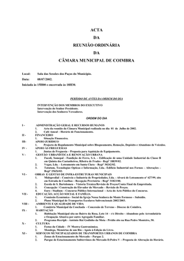 ACTA 08 De Julho De 2002