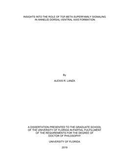 University of Florida Thesis Or Dissertation Formatting