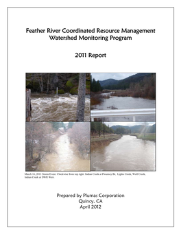 Feather River Coordinated Resource Management Watershed Monitoring Program