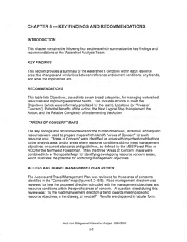 North Fork Stillaguamish Watershed Analysis Chapter 5