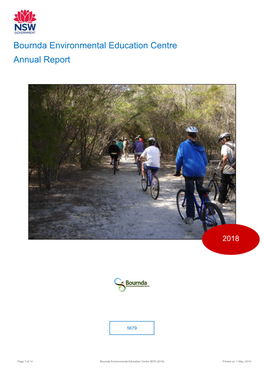 2018 Bournda Environmental Education Centre Annual Report