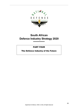 South African Defence Industry Strategy 2020