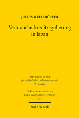 Verbraucherkreditregulierung in Japan