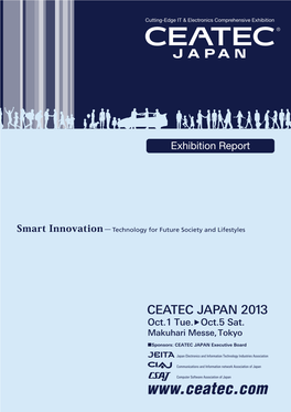 CEATEC JAPAN 2013 Exhibition Report
