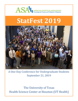 2019 Statfest Program