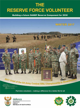 2017 Chief of the SA Army Combat Ri.E C Hampionship in Bl Fonte