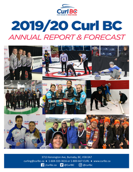 2019/20 Curl BC ANNUAL REPORT & FORECAST
