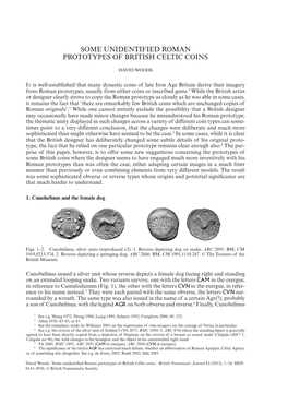 Some Unidentified Roman Prototypes of British Celtic Coins