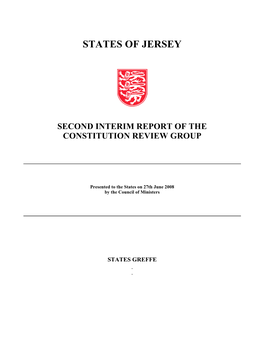 Second Interim Report of the Constitution Review Group