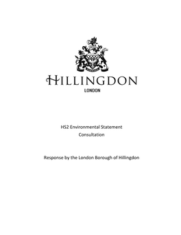 HS2 Environmenta Response by the HS2 Environmental Statement