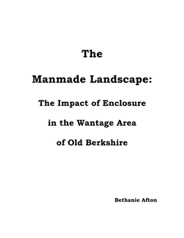 The Manmade Landscape