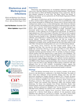 Viral Hemorrhagic Fevers