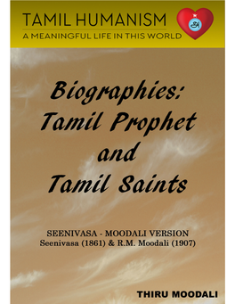Biographies: Tamil Prophet and Tamil Saints