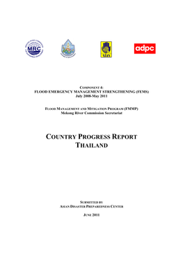 Progress Report Thailand