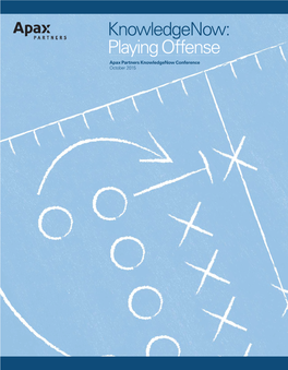 Knowledgenow: Playing Offense